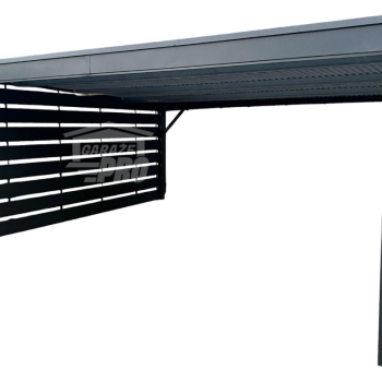 Ogłoszenie - Carport - Wiata samochodowa CarPort 5x5 m - antractyt - dodatkowa zabudowa - dach spad w tył GP737 - Białystok - 12 550,00 zł