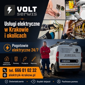 Ogłoszenie - Usługi elektryczne Kraków - instalacje