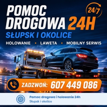 Ogłoszenie - Holowanie i serwis - Słupsk i okolice