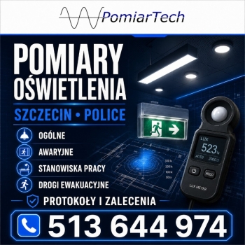 Ogłoszenie - Bezpieczne instalacje z PomiarTech Szczecin