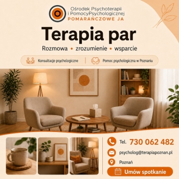 Ogłoszenie - Certyfikowana terapia w Pomarańczowe Ja