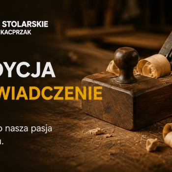 Ogłoszenie - Andrzej Kacprzak - schody drewniane Warszawa